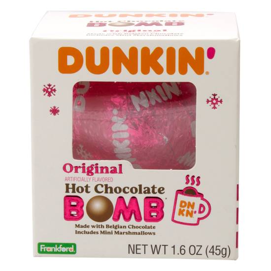 Order Dunkin Hot Chocolate Bomb food online from CVS store, ELIZABETH CITY on bringmethat.com