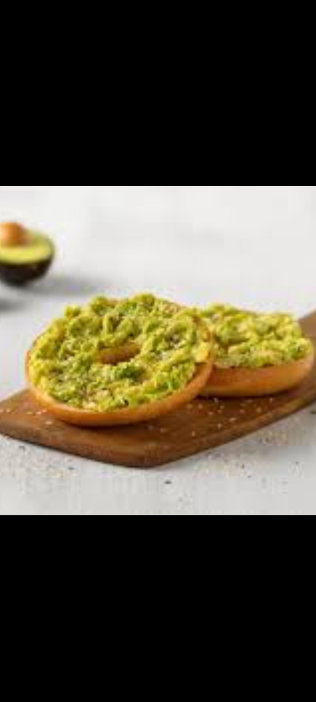 Order Bagel With Guacamole Spread  food online from American Gourmet Foods Deli store, New York on bringmethat.com