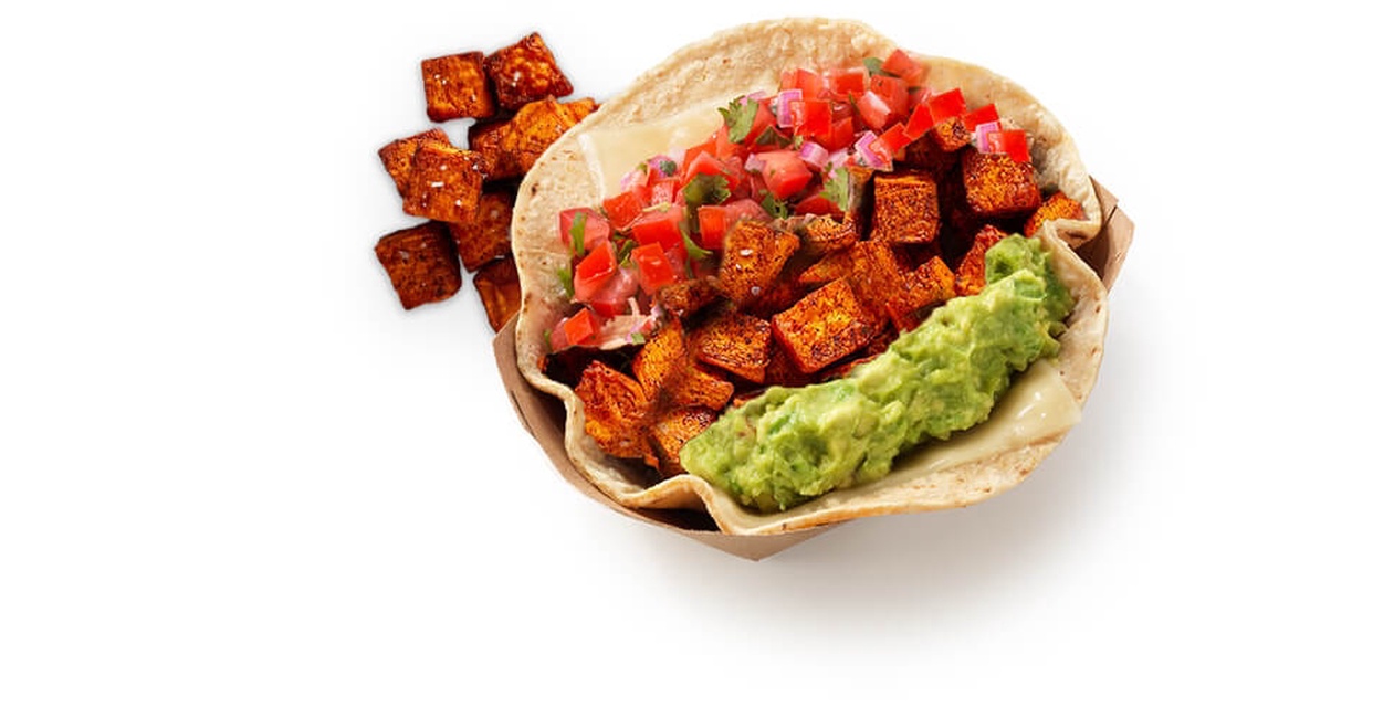 Order Spiced Sweet Potato Taco food online from Dos Toros Taqueria store, Brooklyn on bringmethat.com