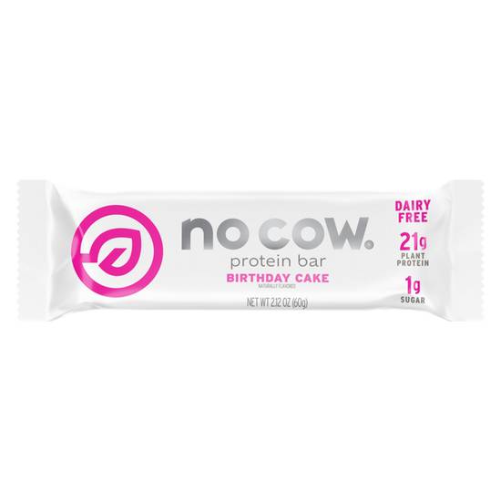 Order No Cow Birthday Cake Protein Bar 2.12oz food online from Everyday Needs by Gopuff store, Omaha on bringmethat.com