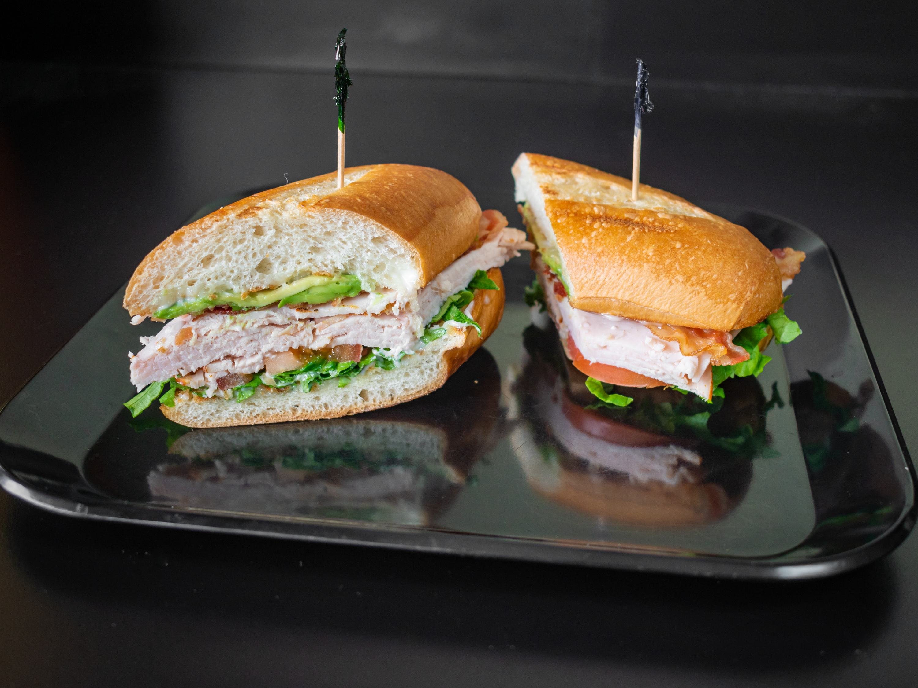 Order Turkey-Bacon-Avocado! (lettuce+Tomato)  food online from The Brown Bag store, Palm Desert on bringmethat.com