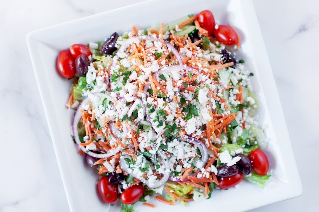 Order Greek Salad food online from Cafe Express store, Houston on bringmethat.com