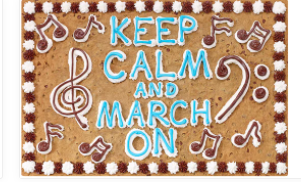 Order Keep Calm & March On - O4035 food online from Cookie Co store, Longview on bringmethat.com