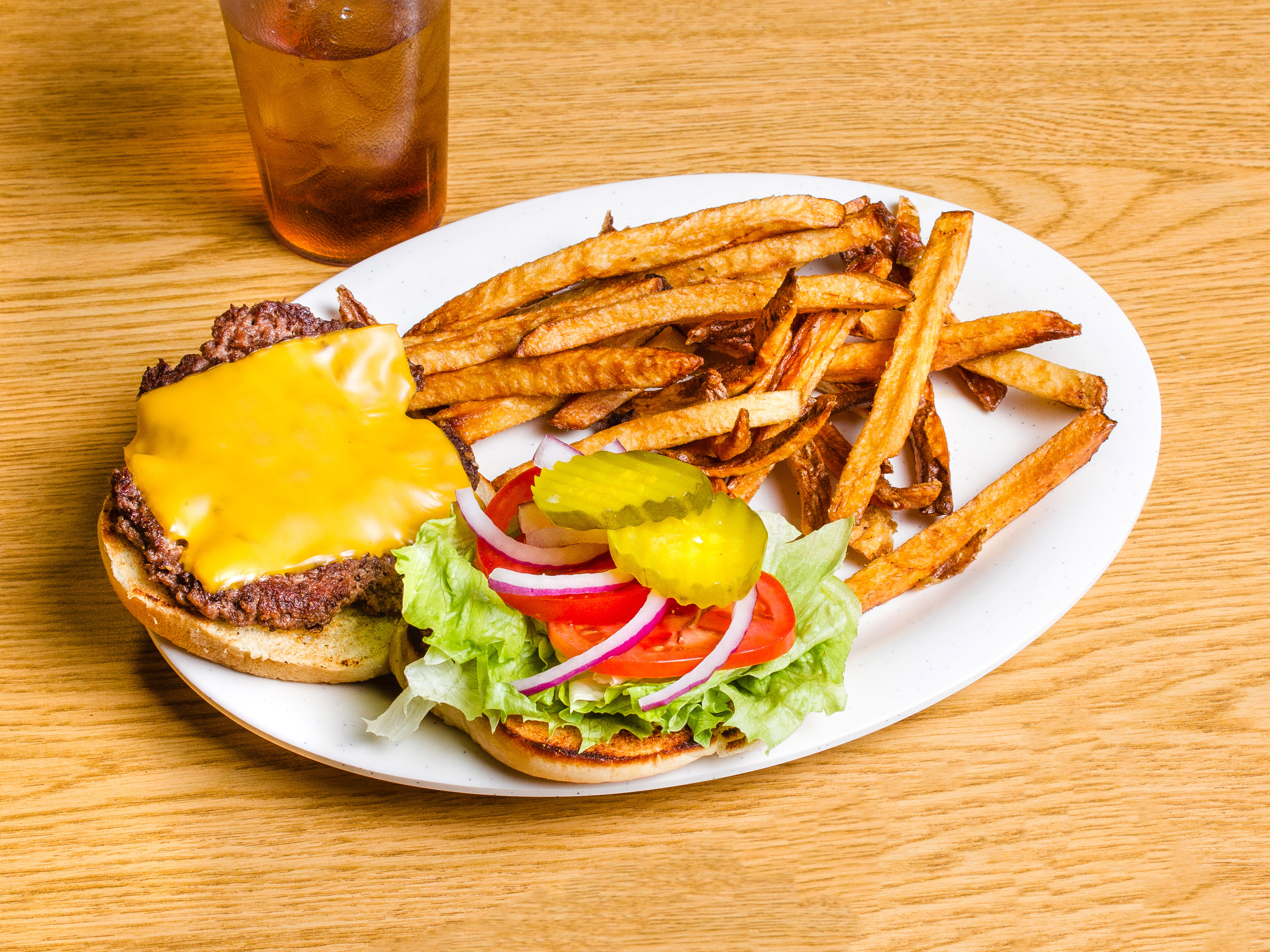 Order Cheeseburger food online from Jesse Place store, Norfolk on bringmethat.com