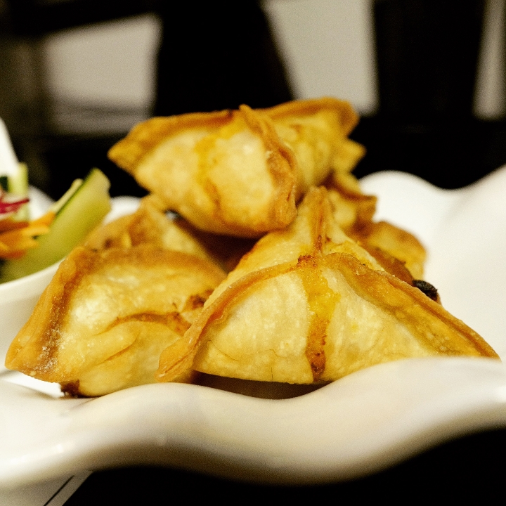Order Sweet Potato Samosa food online from Indie Cafe store, Chicago on bringmethat.com