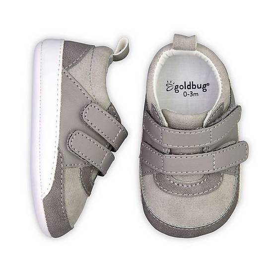 Order goldbug® Size 6-9M Retro Low Top Sneaker in Grey food online from Bed Bath & Beyond store, Lancaster on bringmethat.com