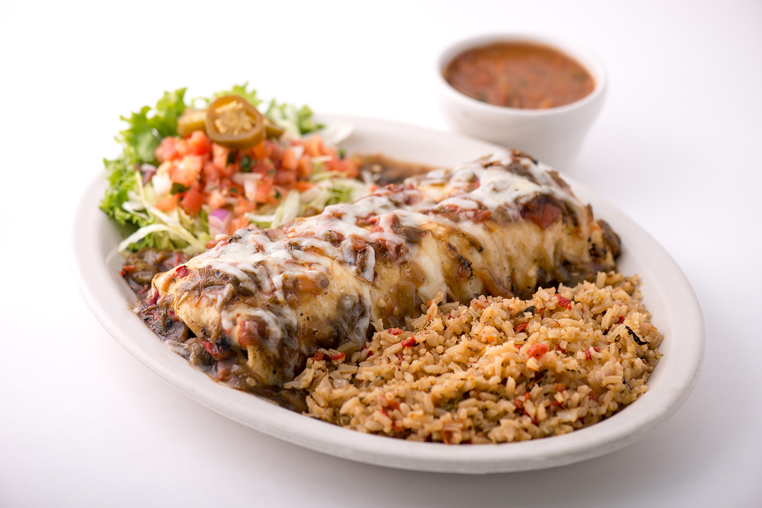 Order Steak Burrito food online from Chuy's store, Austin on bringmethat.com