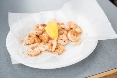 Order Grilled Greek Shrimp Plate food online from Gyro Palace store, Milwaukee on bringmethat.com