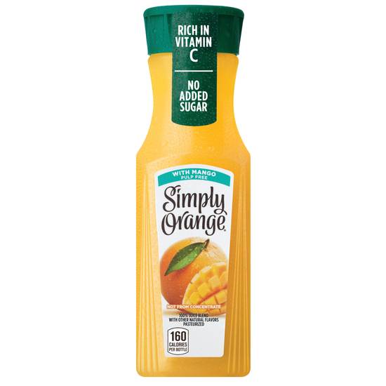 Order Simply Orange Juice with Mango, 11.5 OZ food online from CVS store, CARMICHAEL on bringmethat.com