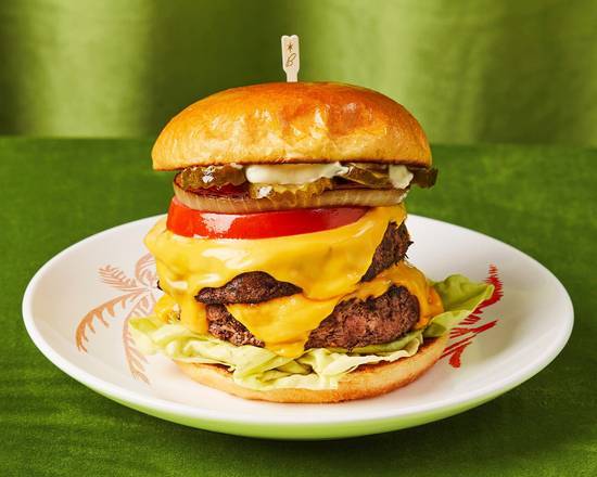 Order Double House Burger food online from Beverly Hills Burger Bungalow store, Heber City on bringmethat.com