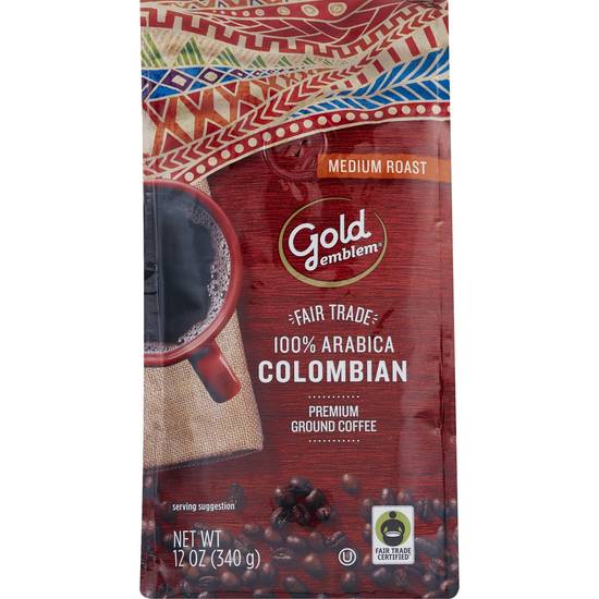 Order Gold Emblem Fair Trade Colombian Premium Ground Coffee, 12 OZ food online from Cvs store, SUNNYVALE on bringmethat.com