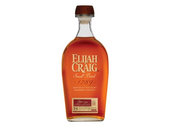 Order Elijah Craig Small Batch Bourbon - 750ml Bottle food online from Josh Wines & Liquors Inc store, New York on bringmethat.com