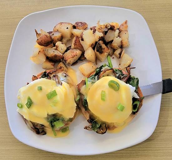 Order Veggie Benedict food online from Jimmy's Egg store, Bixby on bringmethat.com