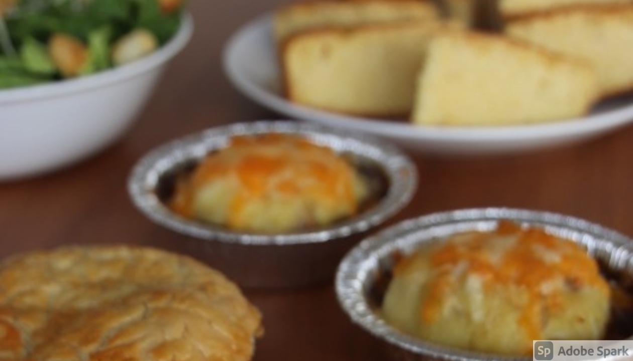 Order Family Pot Pie Meal food online from Marie Callenders Restaurant & Bakery store, Riverside on bringmethat.com