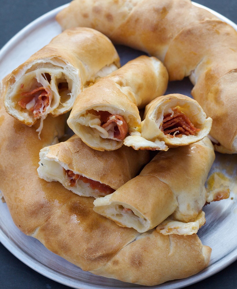 Order Pepperoni Rolls food online from DoubleDave's Pizzaworks store, San Antonio on bringmethat.com