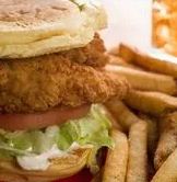 Order Cajun Chicken sandwich food online from Jax Burger Fries & Shakes store, Pearland on bringmethat.com