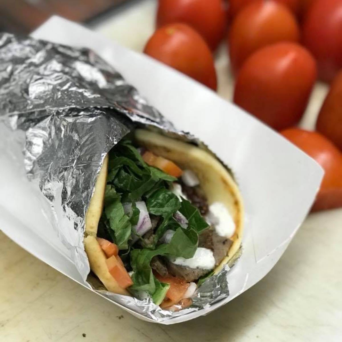 Order Gyro - Gyro food online from Pizza Casbah store, Fort Collins on bringmethat.com