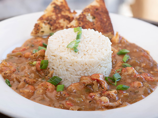 Order Crawfish Etouffee food online from Rockfish Seafood Grill store, McKinney on bringmethat.com