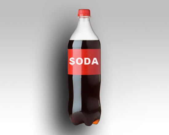 Order Soda Bottle (20oz.) food online from P-ZA Pie store, Concord on bringmethat.com