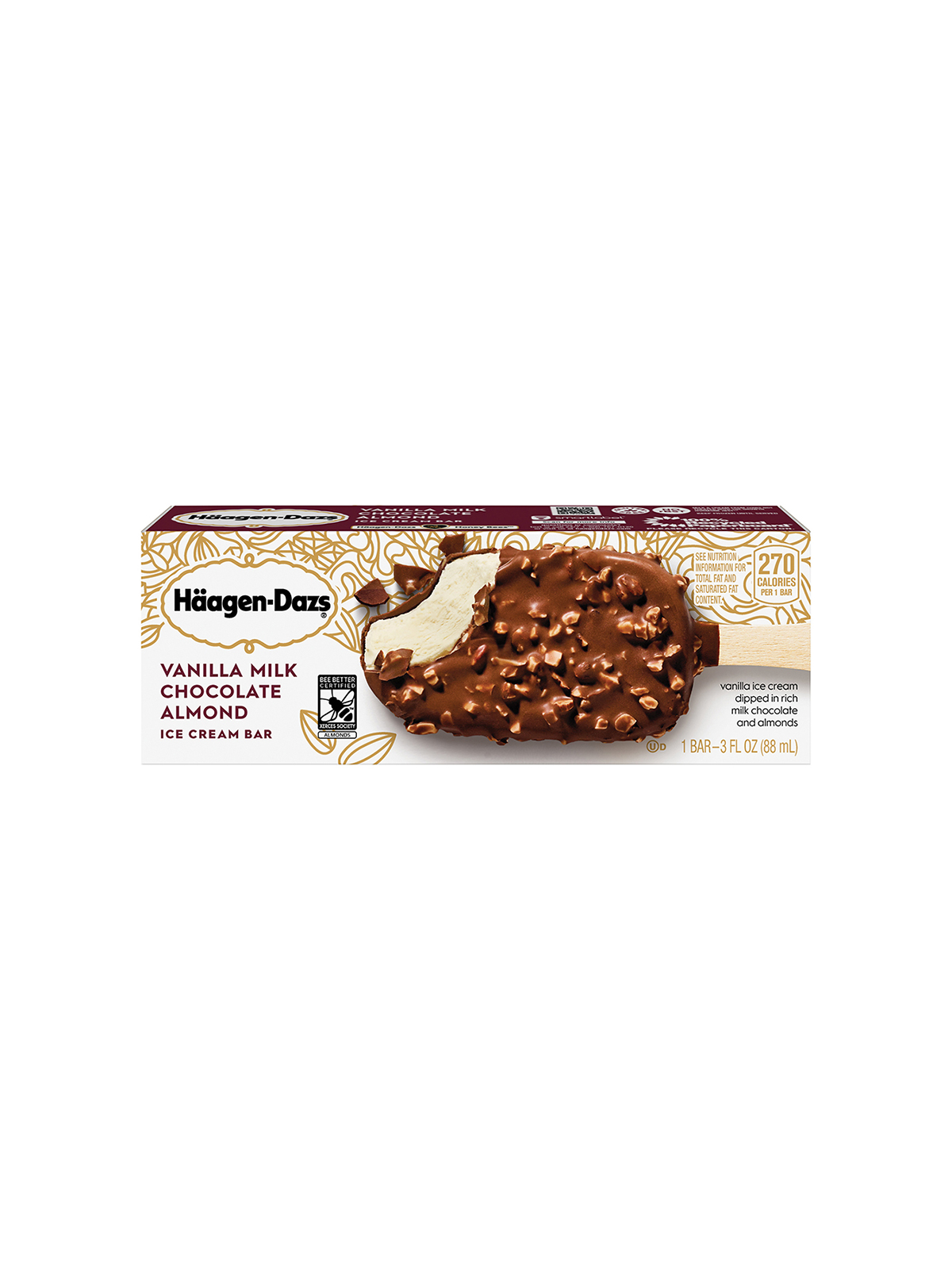 Order Haagen-Dazs Coffee Almond Crunch Bar  food online from Silver Chevron store, Hawthorne on bringmethat.com