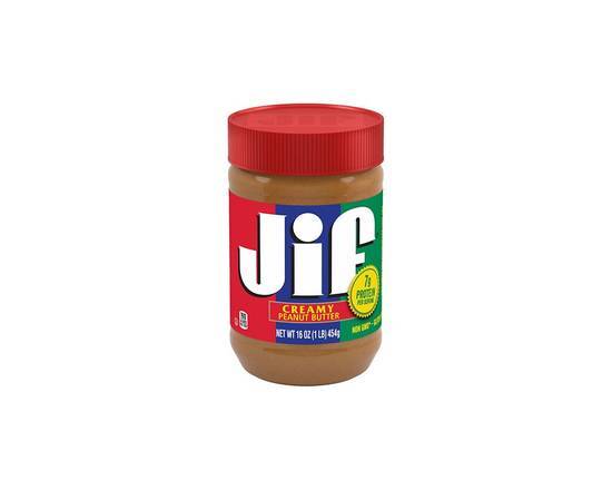 Order Jif Creamy Peanut Butter 16oz food online from Extra Mile 3056 store, Vallejo on bringmethat.com