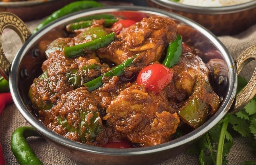 Order Chicken Jalfrezi food online from Minerva Indian Cuisine store, Gaithersburg on bringmethat.com