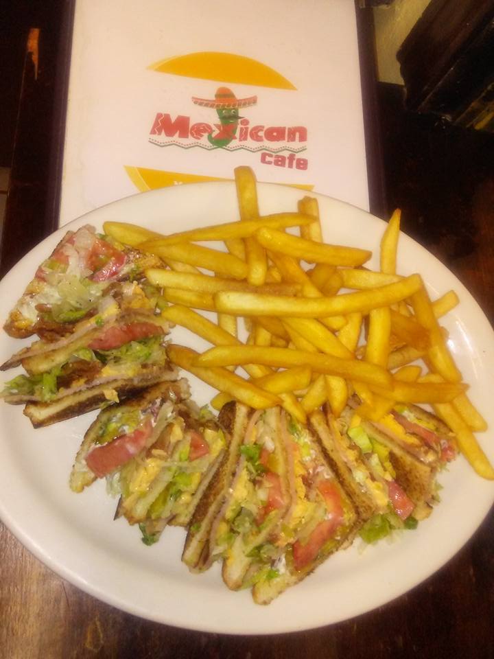 Order Club Sandwich  food online from Mexican Cafe store, Edinburg on bringmethat.com