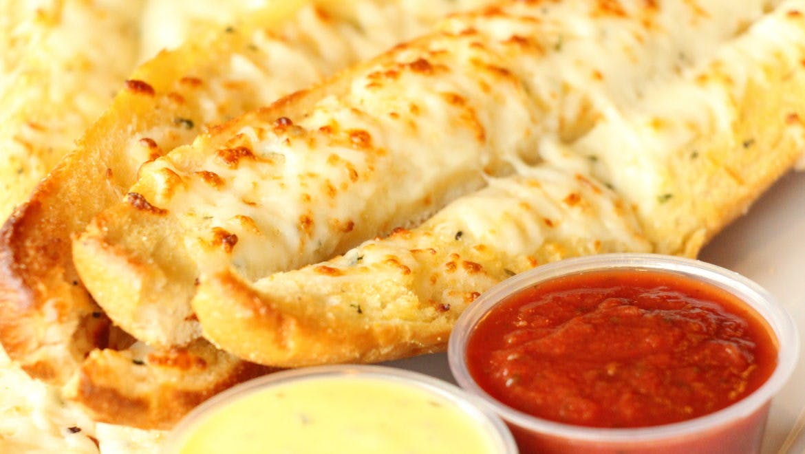 Order Cheese Bread - Small food online from Palios Pizza Cafe store, Colleyville on bringmethat.com