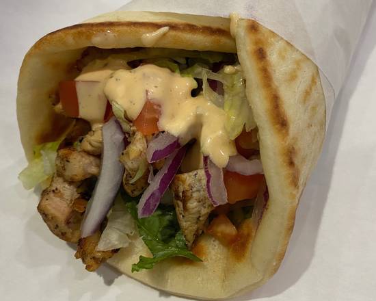 Order KP Spicy Chicken Wrap food online from Kabab Plus store, Thousand Oaks on bringmethat.com