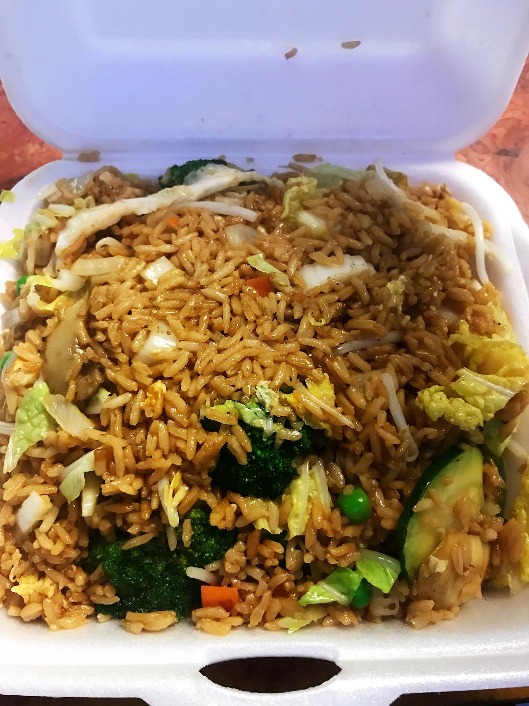 Order Vegetable Fried Rice food online from Szechuan Express store, Pittsburgh on bringmethat.com