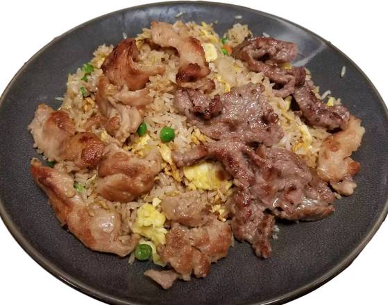 Order Chicken and Beef Fried Rice food online from Oishi Teriyaki & Sushi store, Paramount on bringmethat.com