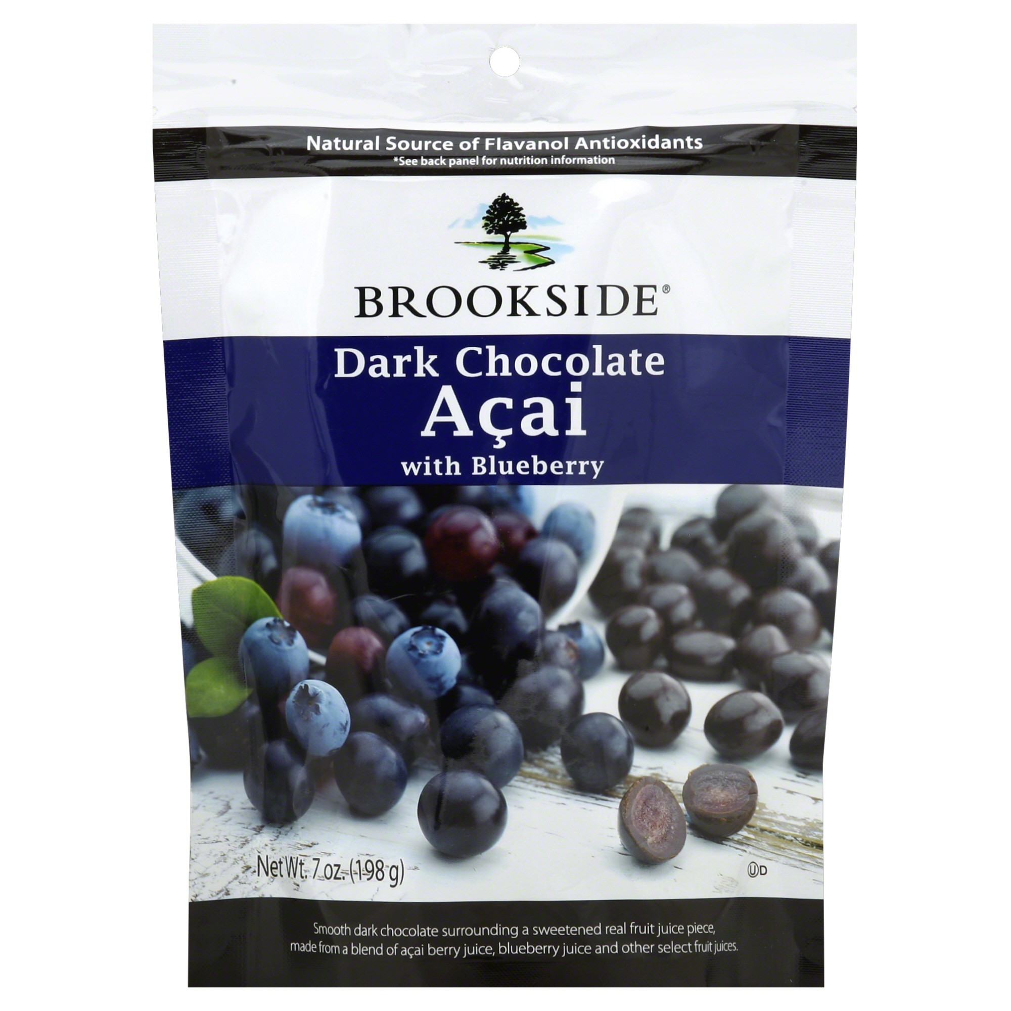 Order Brookside Acai with Blueberry, Dark Chocolate - 7 oz food online from Rite Aid store, REEDLEY on bringmethat.com