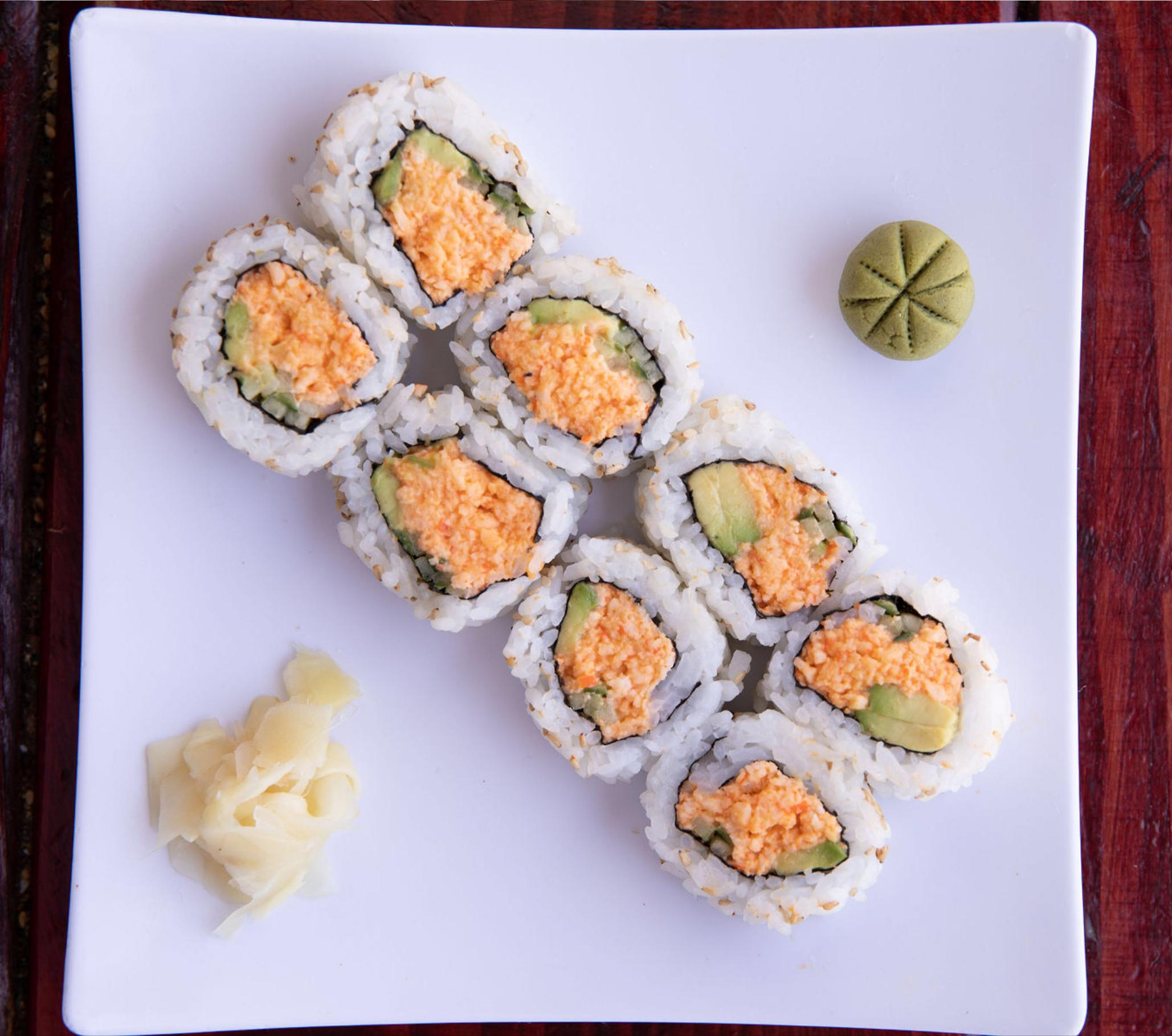 Order Spicy California Roll food online from Meshuga 4 Sushi - W. Pico Blvd. store, Los Angeles on bringmethat.com