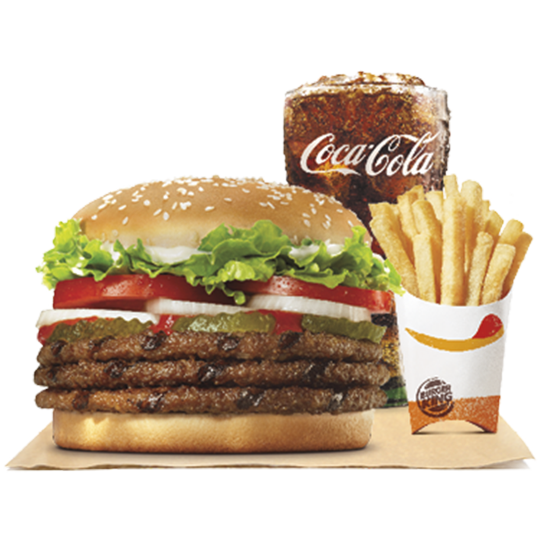 Order Triple WHOPPER® Meal food online from Burger King store, Phoenix on bringmethat.com