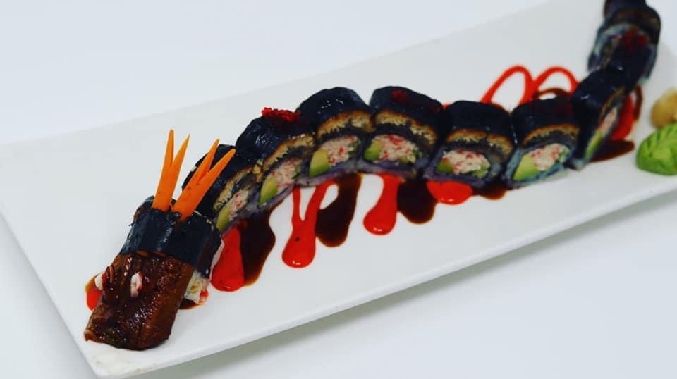 Order FLYING DRAGON ROLL food online from Wok and Roll store, Washington on bringmethat.com