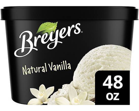 Order Breyers Natural Vanilla 48 oz food online from Burgerim store, Riverside on bringmethat.com