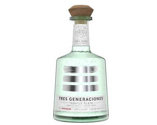 Order Sauza Tres Generac Plata, 750mL tequila (40.0% ABV) food online from Cold Spring Liquor store, Liberty Hill on bringmethat.com