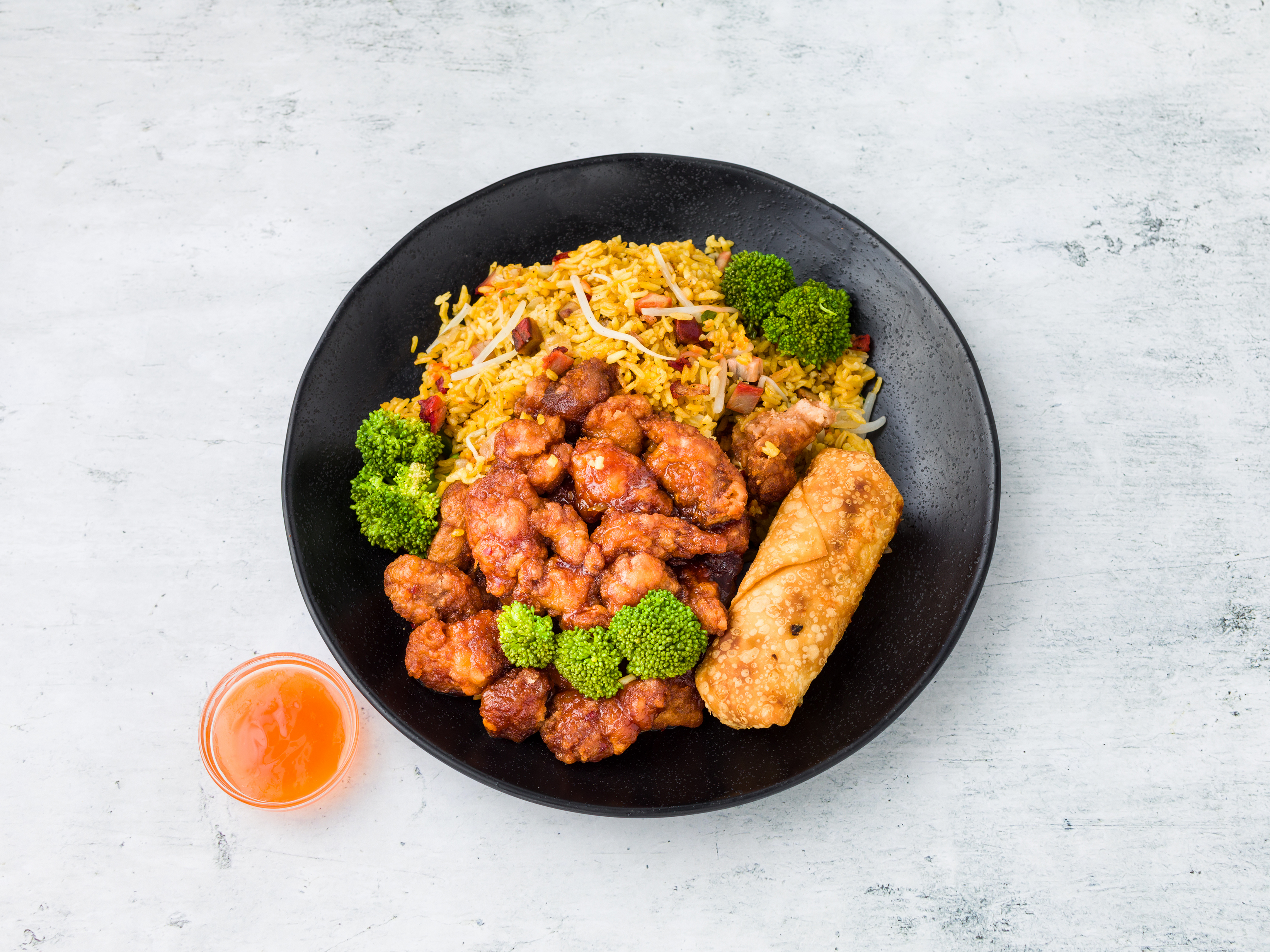 Order C16. General Tso's Chicken Combo Special food online from Taste Of China store, Union City on bringmethat.com