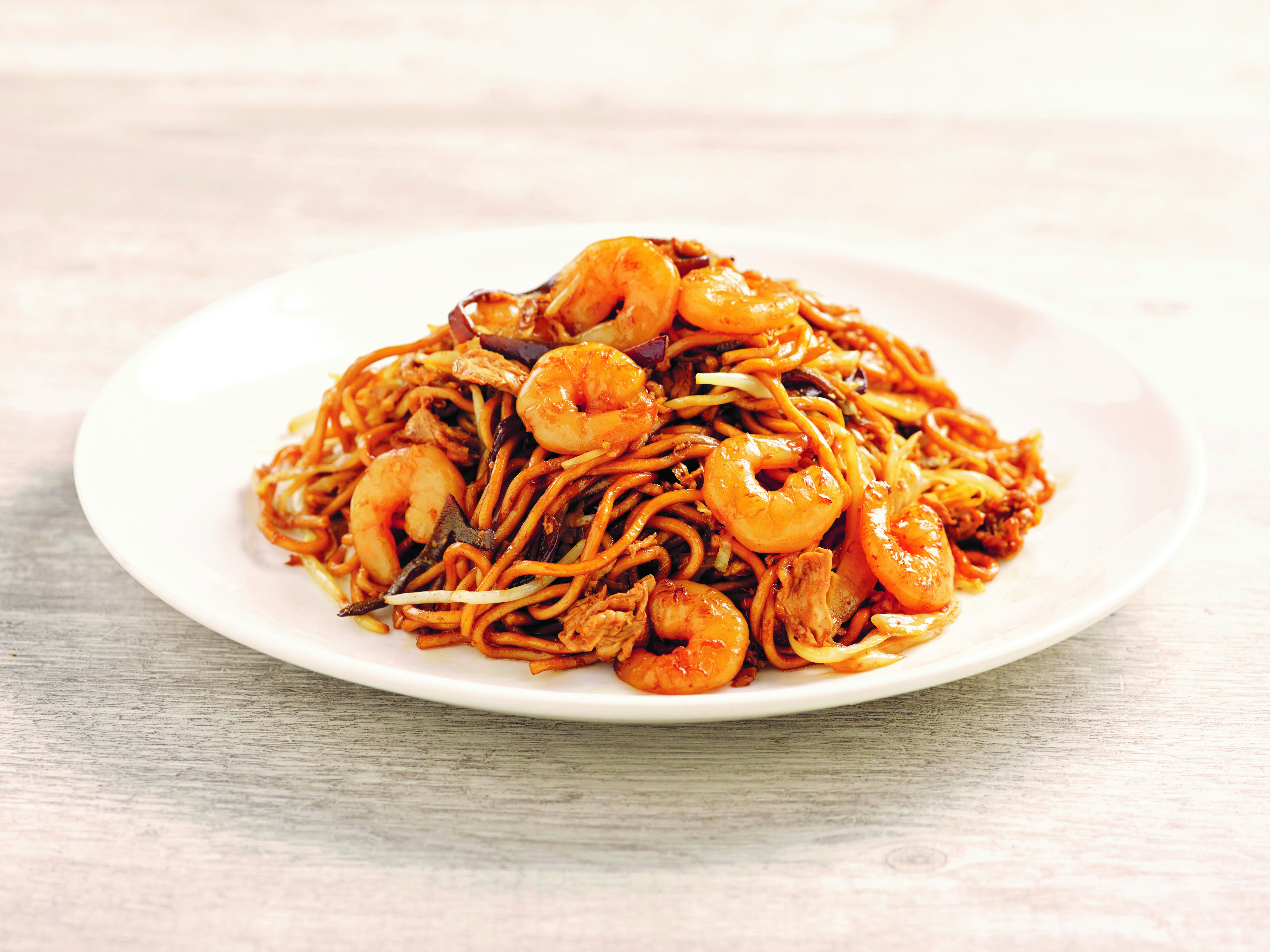 Order F3. Stir-Fried Noodle with Shrimp food online from Paradise Dynasty store, Costa Mesa on bringmethat.com