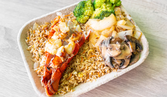 Order Hibachi 8 oz. Lobster food online from Yoshi Hibachi Grille store, Detroit on bringmethat.com