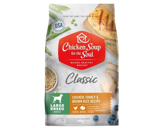 Order Chicken Soup Large Breed Adult 28# food online from Wichita Falls Pet Supply store, Wichita Falls on bringmethat.com