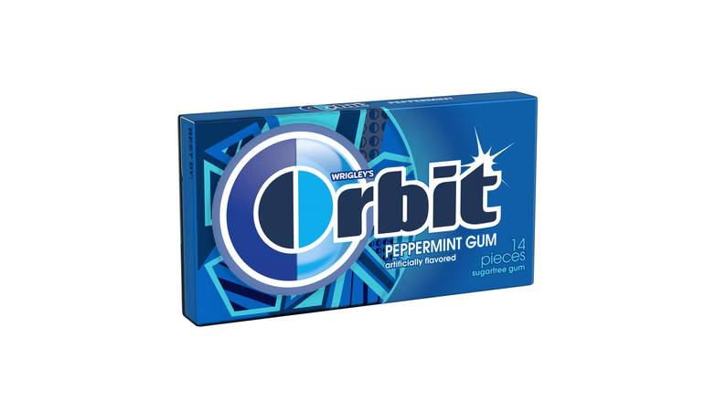 Order Orbit Peppermint Sugarfree Gum, 14-Pieces food online from Red Roof Market store, Lafollette on bringmethat.com