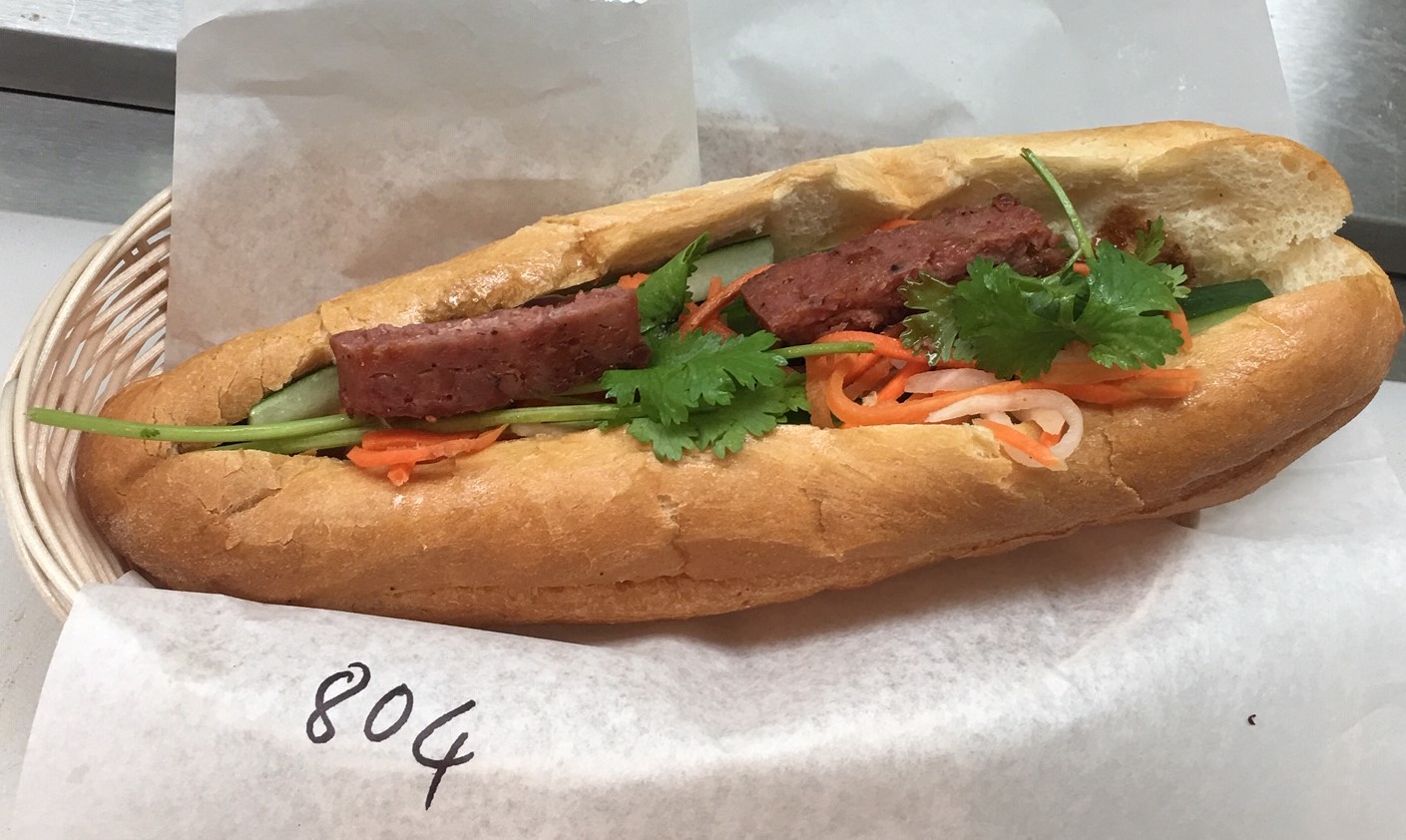 Order 804. Grilled Ground Pork Sandwich food online from Vietnam Kitchen store, Fayetteville on bringmethat.com