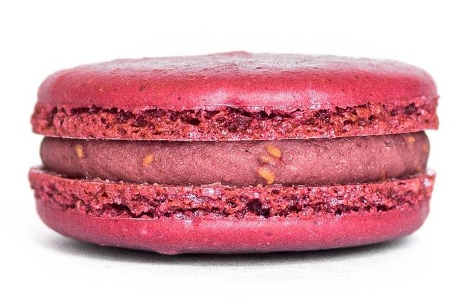 Order Raspberry Macaron food online from Noon Tea Creperie store, Madison on bringmethat.com