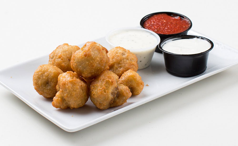 Order Fried Mushrooms - Small food online from Calz Pizza store, Norfolk on bringmethat.com