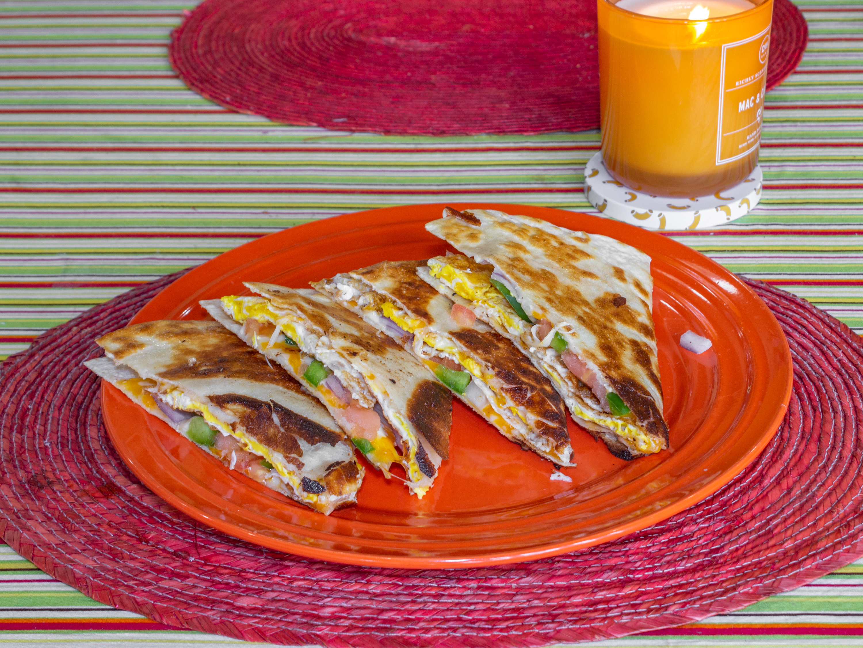 Order Breakfast Quesadilla food online from Cheesy Chick store, Williamsville on bringmethat.com