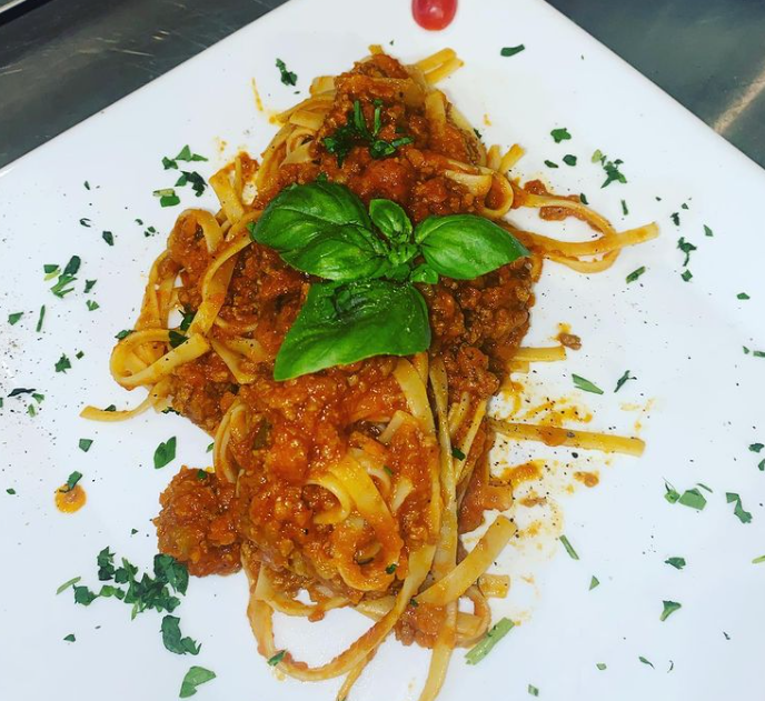 Order Fettuccine Bolognese food online from Made In Italy store, Totowa on bringmethat.com