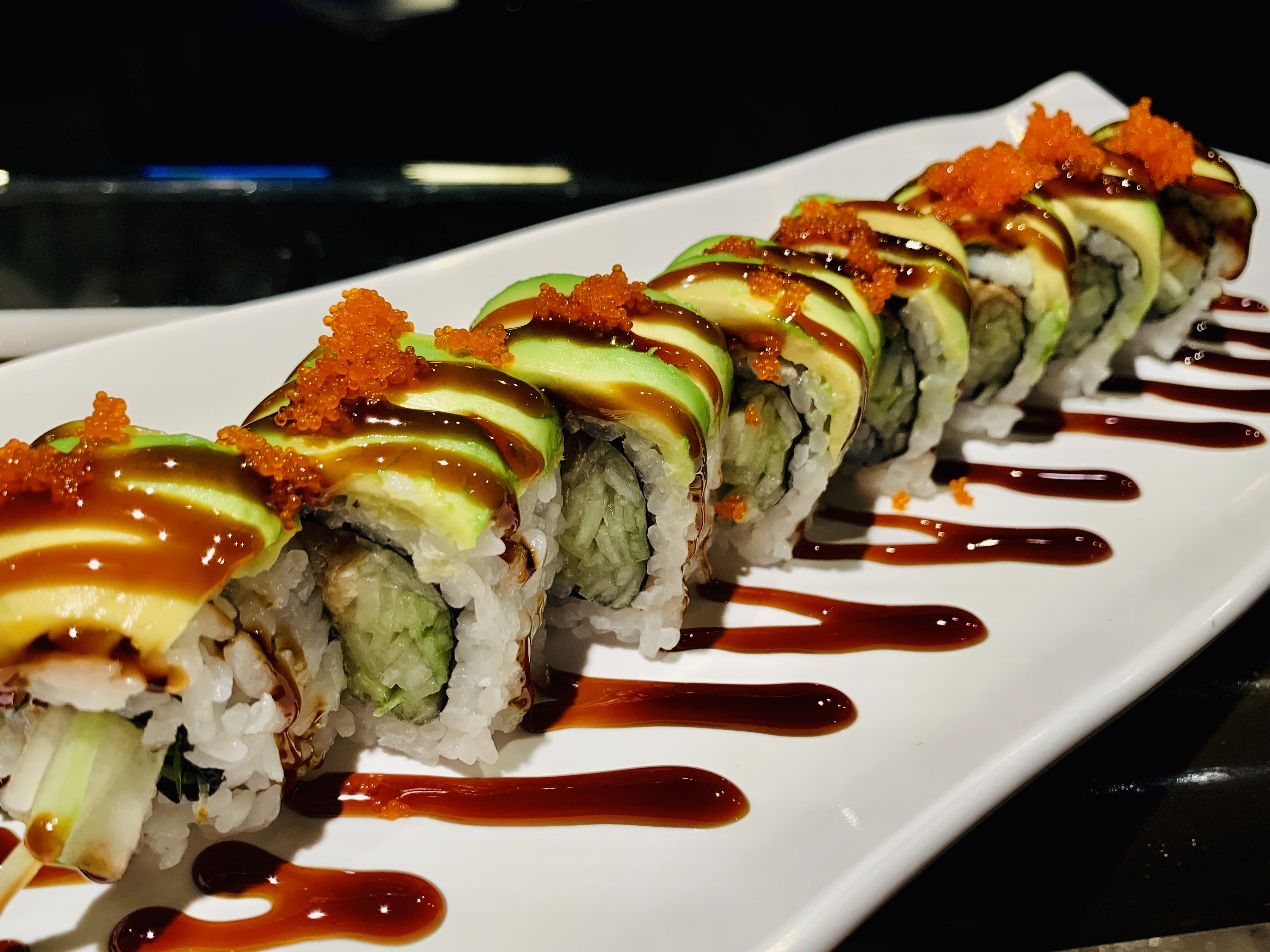 Order S4. Dragon Special Roll food online from Sushi Club store, Fishers on bringmethat.com