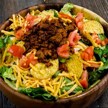 Order Taco Salad - Large food online from Fox's Pizza Den store, McKees Rocks on bringmethat.com