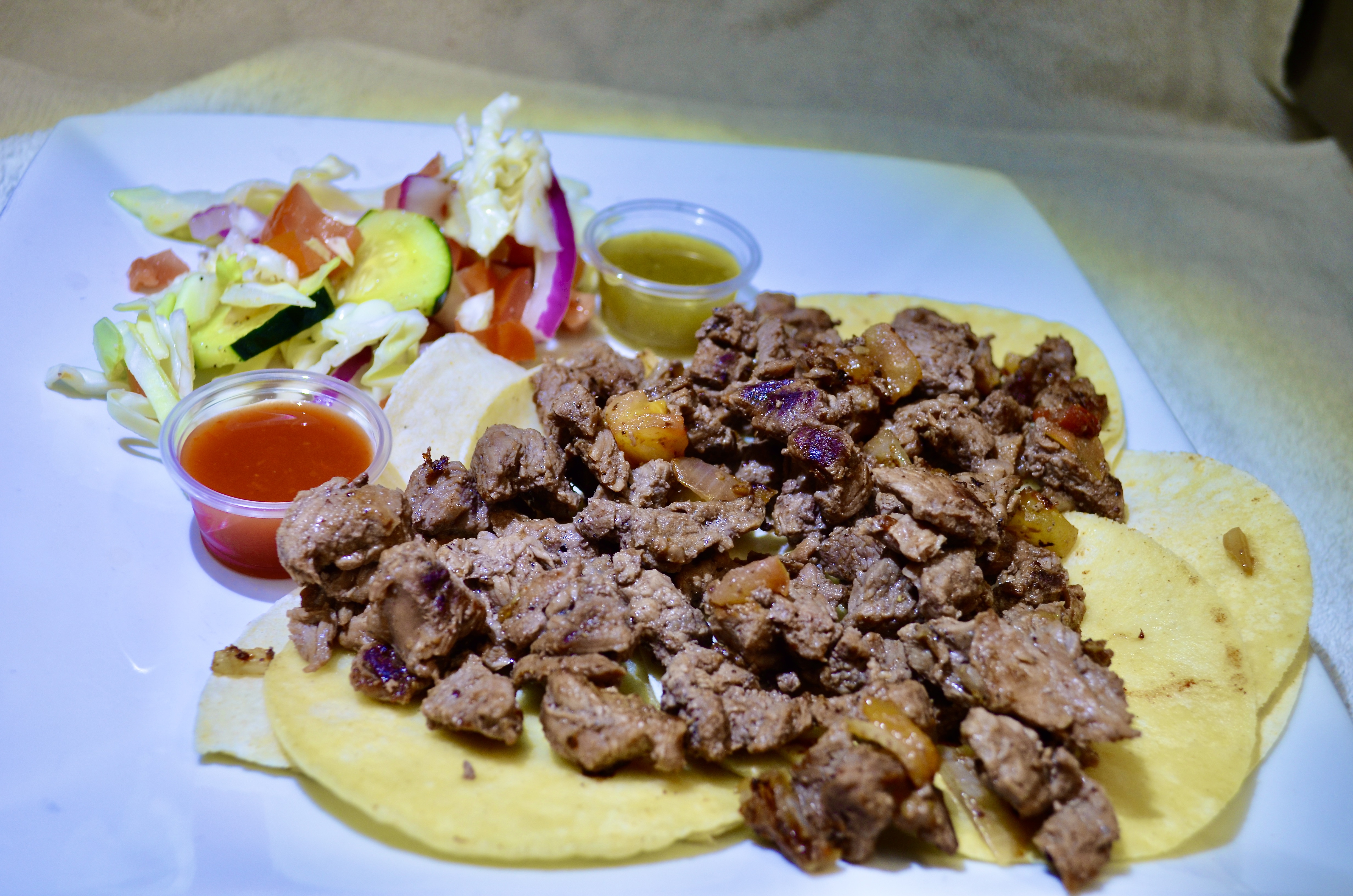 Order Tacos de Asada food online from El Amigo store, Golden on bringmethat.com